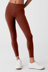 7/8 High-Waist Airlift Legging - Clay